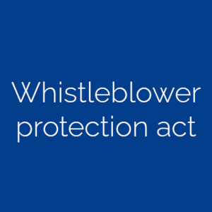 Whistleblower Protection